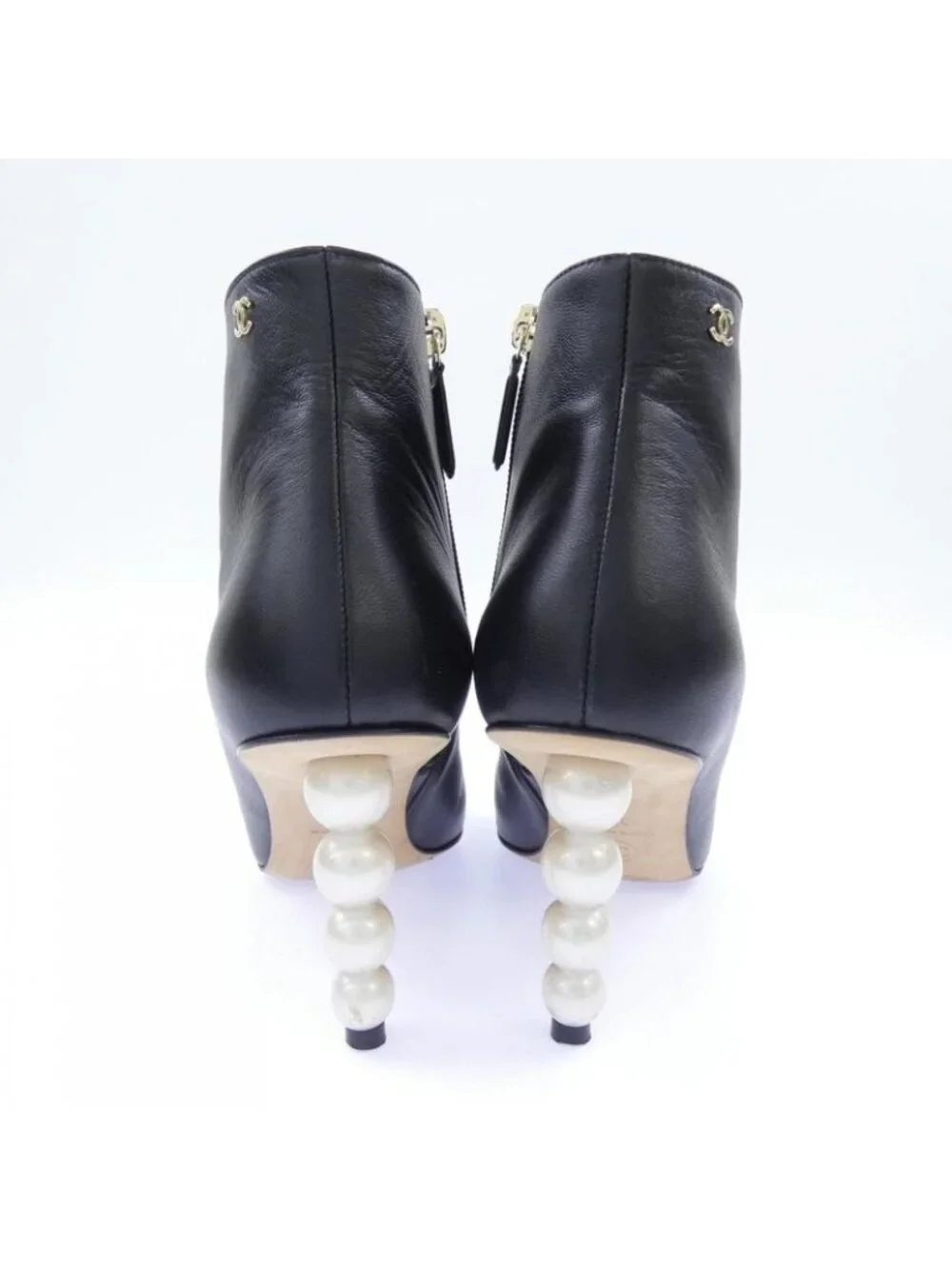 Chanel Boots Lambskin Black - Picture 5 of 6